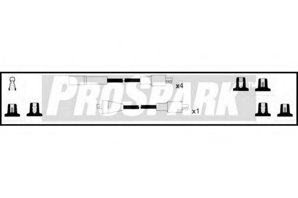 STANDARD OES673 Ignition Cable Kit